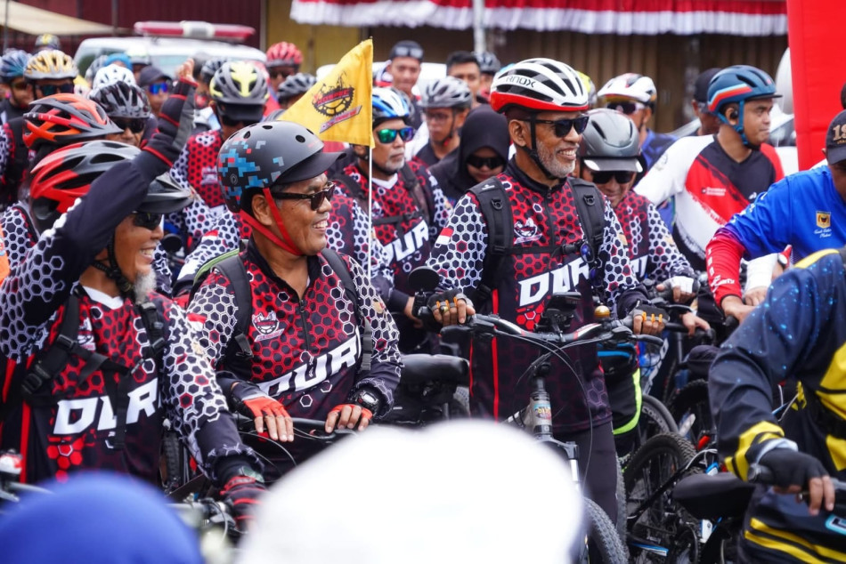 2.300 peserta Regional Sumatera Ikut Gowes Bareng IV 2025 di Batusangkar