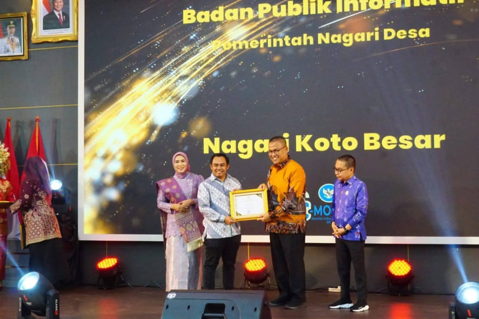 Dharmasraya Naik Status, Nagari Koto Besar Sabet Tiga Besar KIP Sumbar