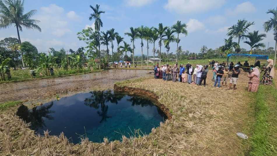 Badan Geologi Ungkap Penyebab Air Sinkhole dan Beri Rekomendasi