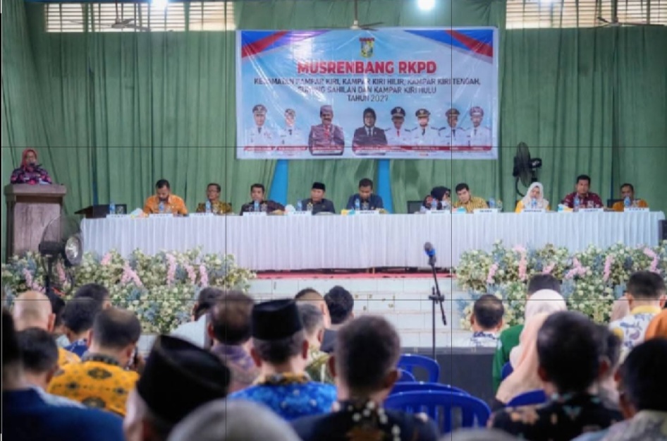 Bupati Kampar Pimpin Musrenbang RKPD Dapil VI, Usulan Pembangunan Mengerucut